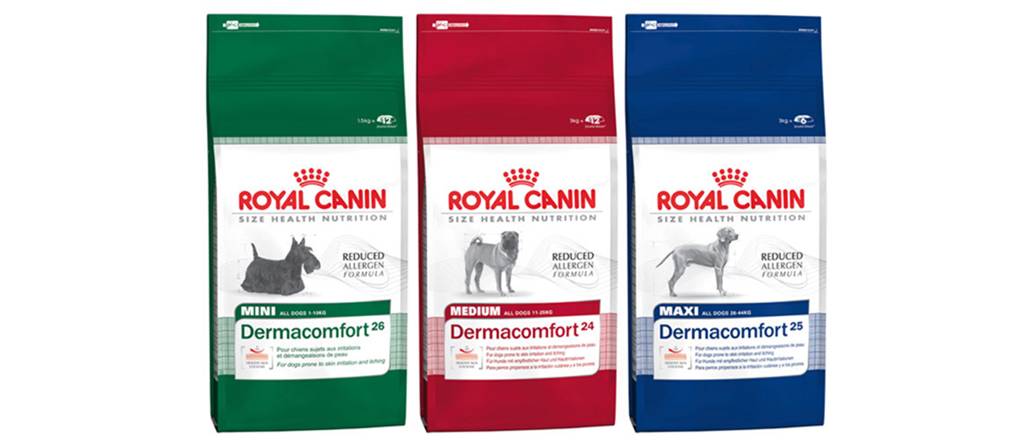 Nieuw: Royal Canin Dermacomfort gezondheidsvoeding voor honden met een gevoelige huid of vacht