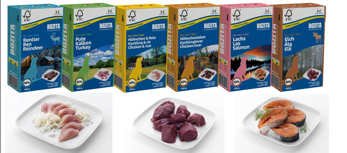 Vers vlees uit Zweden in een milieuvriendelijk, hersluitbare verpakking