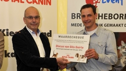 Discus van Gils Goirle is Dierenspeciaalzaak van het Jaar 2012