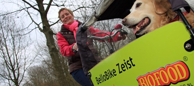 Hondenuitlaatservice met een bakfiets: Bellobike