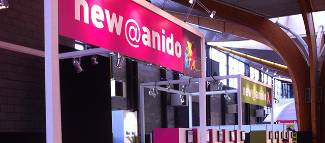 Vakbeurs Anido met loterij en new@anido