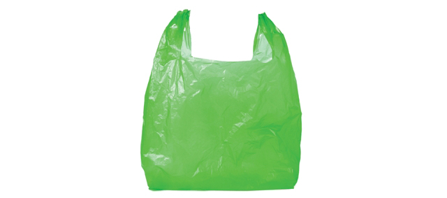 Europa tegen het meegeven van plastic tasjes