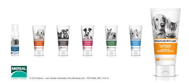 Shampoo Geurbestrijdend completeert de FRONTLINE PET CARE Range!