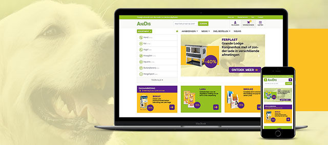AniDis koerst op online bestelgemak met B2B webshop