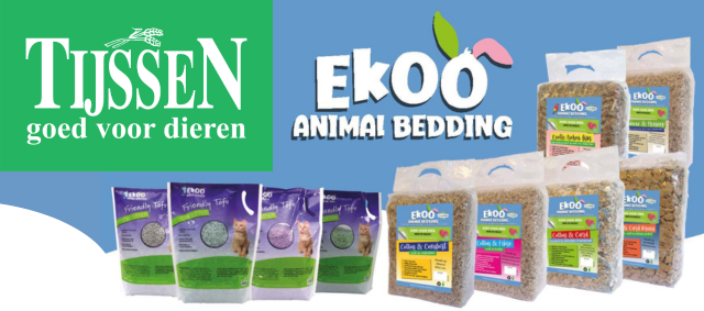 Tijssen Goed voor Dieren neemt het merk Ekoo Animal Bedding over